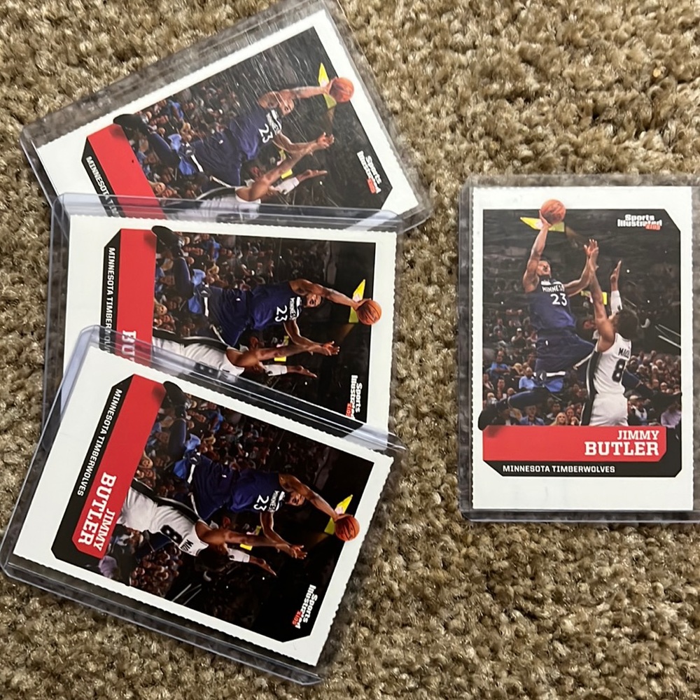 2017 Sports Illustrated for Kids Jimmy Butler card NM 4 card lot